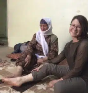 An Ocalanist and the author share tattoos. Tattoos are prohibited under Islam, but are a retained aspect of Zoroastrianism in Kurdish culture.